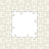 Puzzle frame background Vector illustration N2