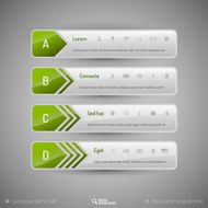 Modern tabs as design elements Business symbols N29