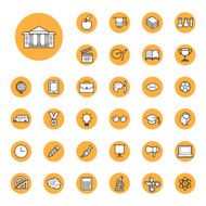 Education Icons Set N54