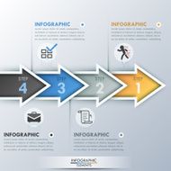 Modern infographics options banner N180