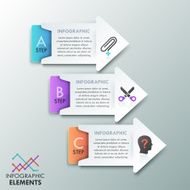 Modern infographics options banner N181