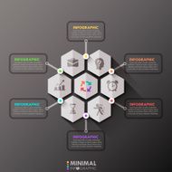 Modern infographics options banner N183