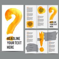 Tri-fold brochure template