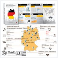 Federal Republic Of Germany Travel Guide Book Business Infographic