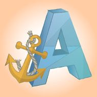 Alphabet and Anchor icon