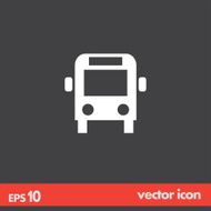 bus vector icon