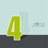 The number 4 N4