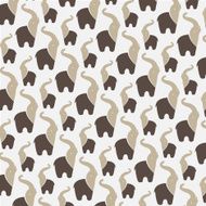 Seamless wallpaper elephant N2