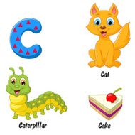 Cartoon C alphabet