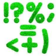 Font Figures from the grass N2