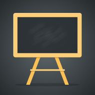 Blackboard with easel