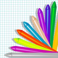background with crayons2