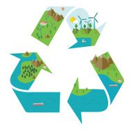 Infographic energy template design Protect world concept
