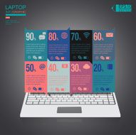 Infographic Laptop