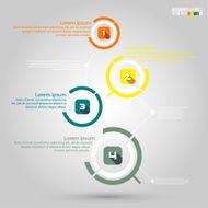 Modern infographics template N7