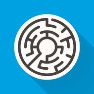 attractive circular maze