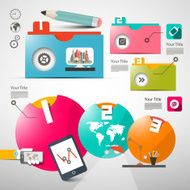 Paper Infographics Layout - Web Design