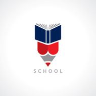 Books and Pencil education symbol N2