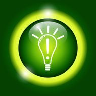 Creative Idea in Bulb Shape as Inspiration Concept Icon N11