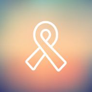 Unity ribbon thin line icon N4