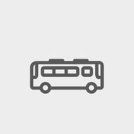 Bus thin line icon N2