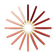 Red Pencils in a Circle