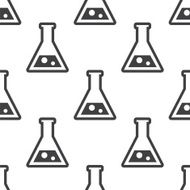 laboratory vector seamless pattern