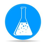 laboratory glass icon vector illustration Flat design style N10