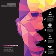 infographic - abstract Design Minimal style template business banners education template N75