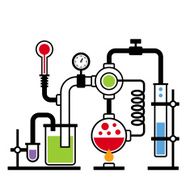 Chemistry Laboratory Infographic Set 2