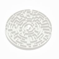 elegant circular maze