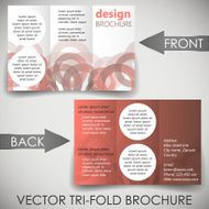 Business tri fold flyer template or corporate banner N3