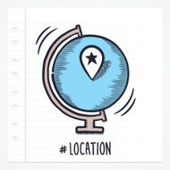 Doodle Desk Globe N2