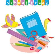 School-Break Mathematics lesson Vector Illustration N2