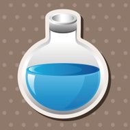 Test tubes and beakers theme elements N35