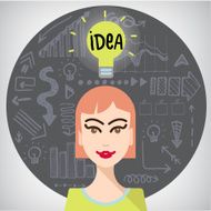 Vector idea illustration N4
