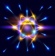 model of the atom N2