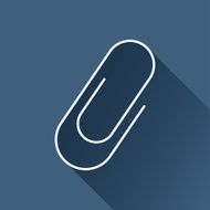 Vector clip icon Eps10 N8