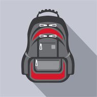 Backpack vector