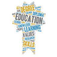 Education Word Clouds - Graduation Degree