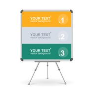 Vector colorful board Option banner N2