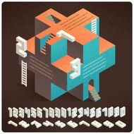 Impossible figures infographics N4