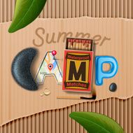 Summer Camp themed poster N2