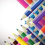 Colorful pencil background N6
