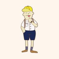 student cartoon theme elements N310