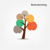 Brain tree illustration