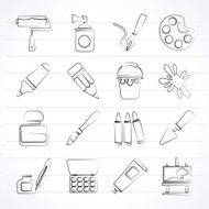 Painting and art object icons