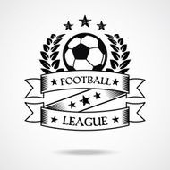 Vintage football badge