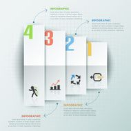 Modern infographic option banner N38