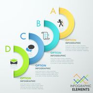 Modern infographics options banner N187